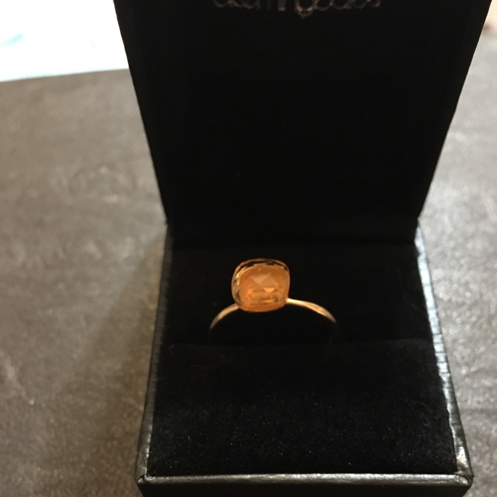 Beautiful 14k CITRINE RING, Size 7.